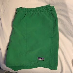 Green Patagonia Baggies (L)